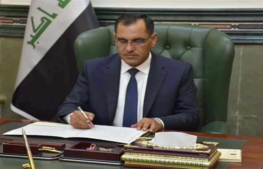 صالح عبدالله أحمد وزير الصناعة العراقي