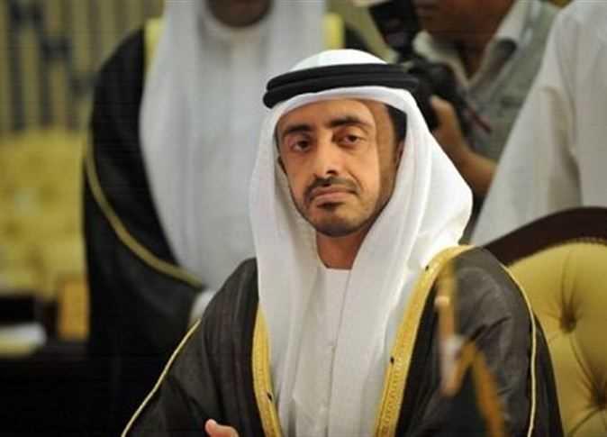 وزير الخارجية الإماراتي الشيخ عبدالله بن زايد 