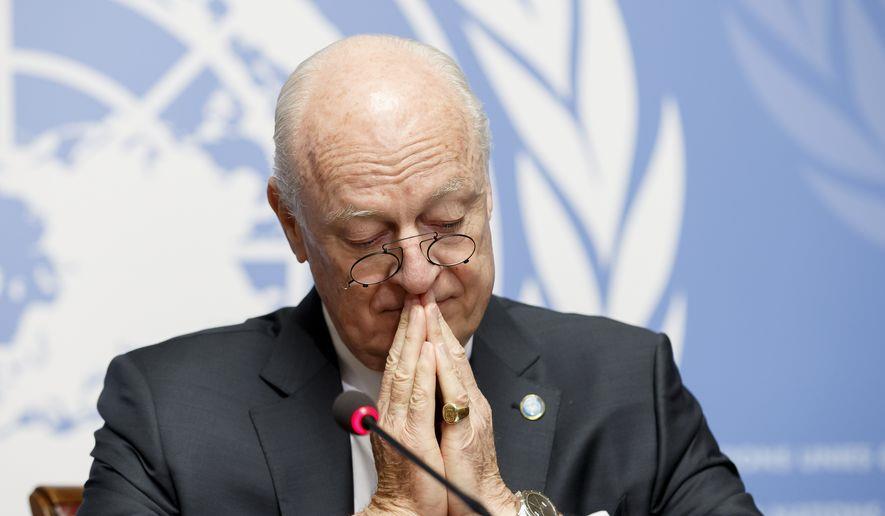 مبعوث الأمم المتحدة إلى سوريا ستيفان دي ميستورا