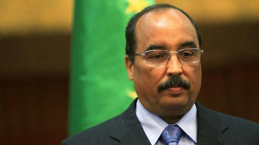   الرئيس الموريتاني السابق  محمد ولد عبد العزيز