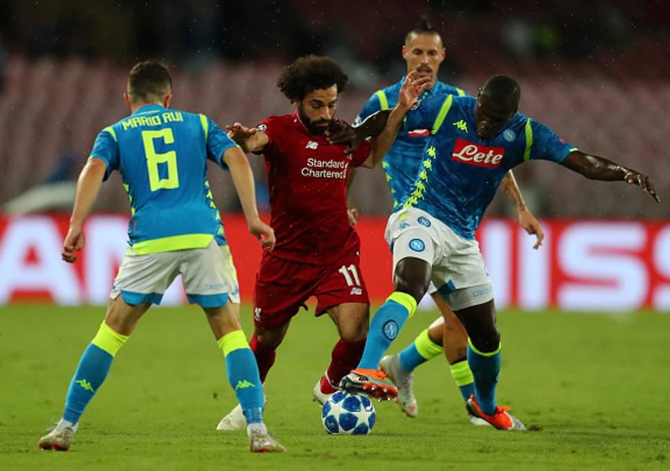 محمد صلاح أمام نابولي