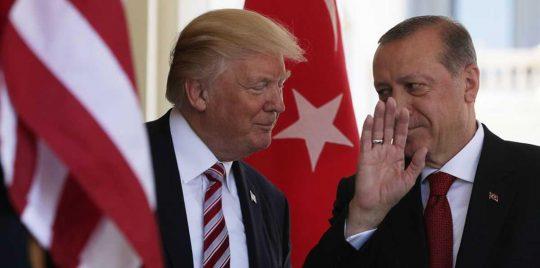 دونالد ترامب ورجب طيب إردوغان