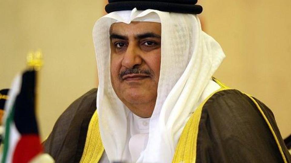 الشيخ خالد بن أحمد وزير الخارجية البحريني