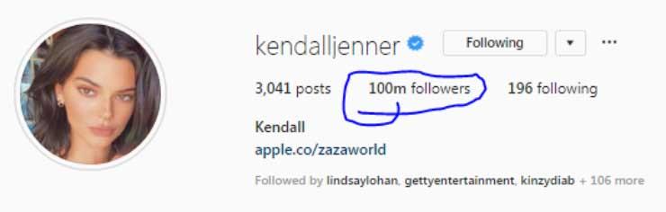 كيندال-جينر-على-انستجرام