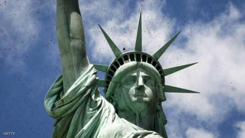 3. تمثال الحرية في مدينة نيويورك الأميركية.