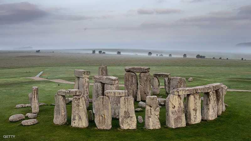 موقع ستونهنج الحجري الأثري في إنجلترا.