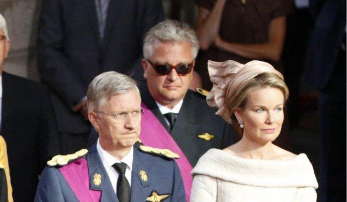 ملك بلجيكا وزوجته