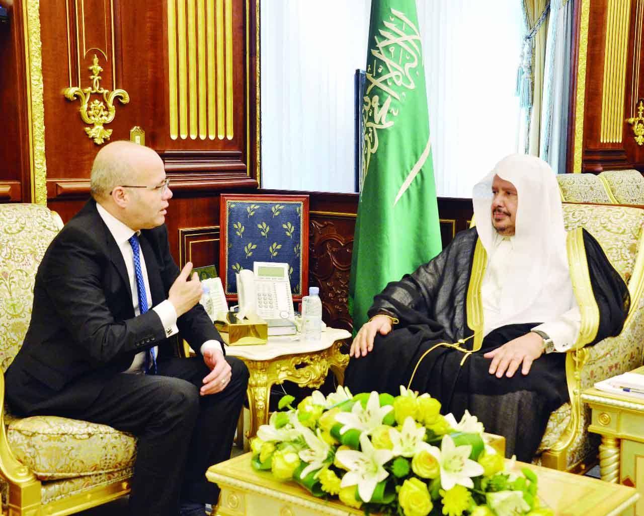 رئيس مجلس الشورى السعودي خلال حواره مع جمال الكشكي