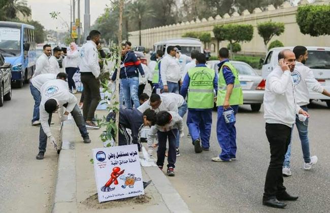 "مستقبل وطن" ينظم فعالية لتشجير وتجميل حدائق القبة