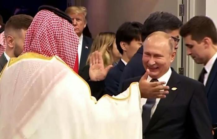 الرئيس الروسي بوتين والأمير محمد بن سلمان