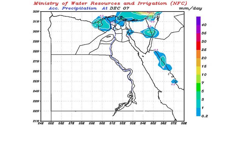 خرائط سقوط الأمطار (3)