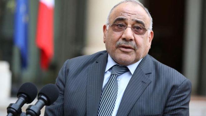 رئيس مجلس الوزراء العراقي عادل عبد المهدي