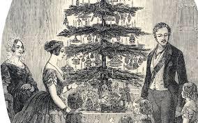 الملكة فيكتوريا وعائلتها حول شجرة اللكريسماس