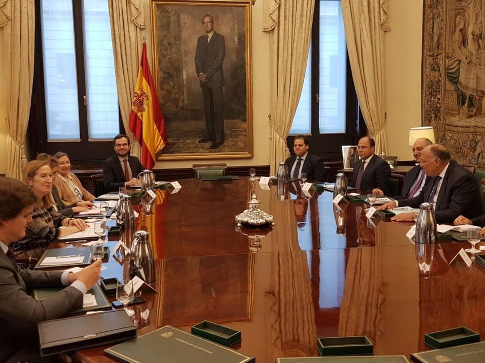 اجتماع وزير الخارجية في إسبانيا