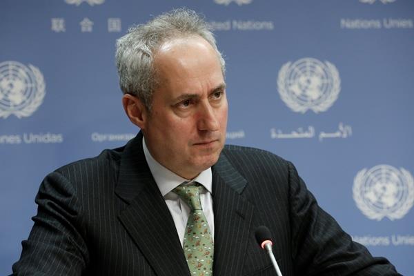 الأمين العام للأمم المتحدة ستيفان دوجاريك         