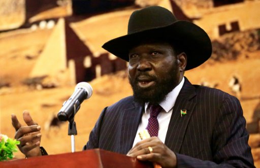 رئيس جنوب السودان سلفا كير في الخرطوم في 2 تشرين ا