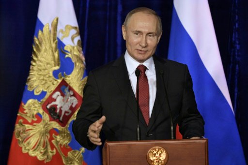 الرئيس الروسي فلاديمير بوتين في نوفوسيبرسك في 8 شب