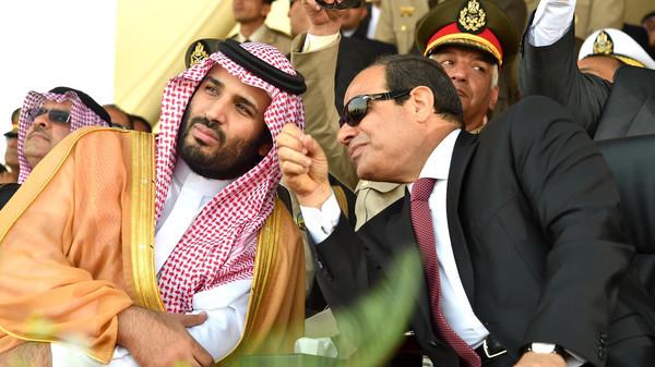 الرئيس السيسي والامير محمد بن سلمان