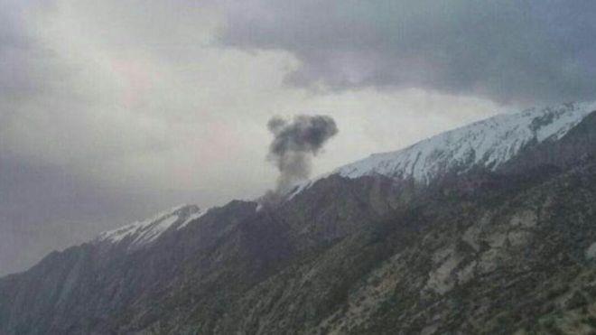 صورة نشرتها وكالة إرنا الإيرانية لموقع الحادث