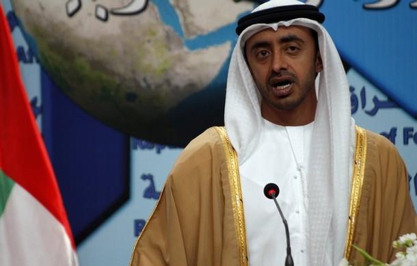 وزير الخارجية الإماراتي الشيخ عبدالله بن زايد  