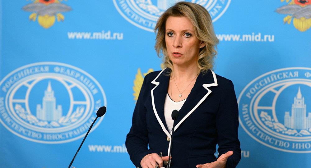 ماريا زاخاروفا المتحدثة باسم وزارة الخارجية الروسي
