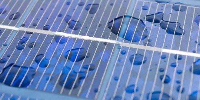 ألواح شمسية قادرة على توليد الكهرباء من قطرات المط