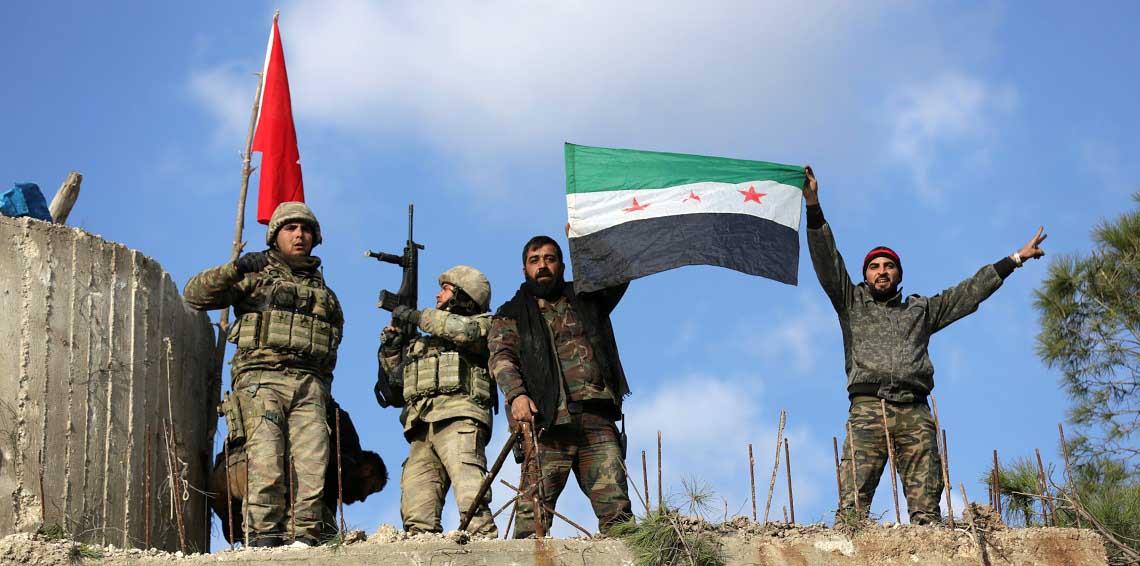 الجيشان السوري الحر والتركي