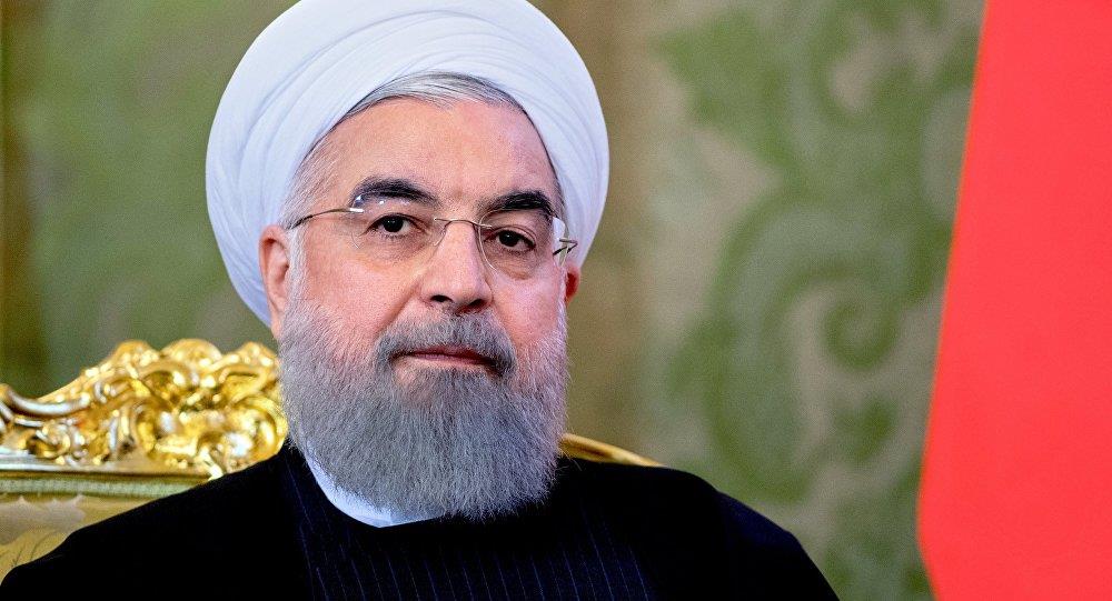 حسن روحاني رئيس الجمهورية الإيرانية 