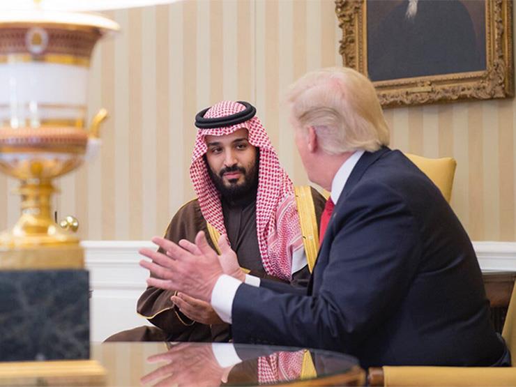 الأمير محمد بن سلمان برفقة الرئيس الأمريكي ترامب