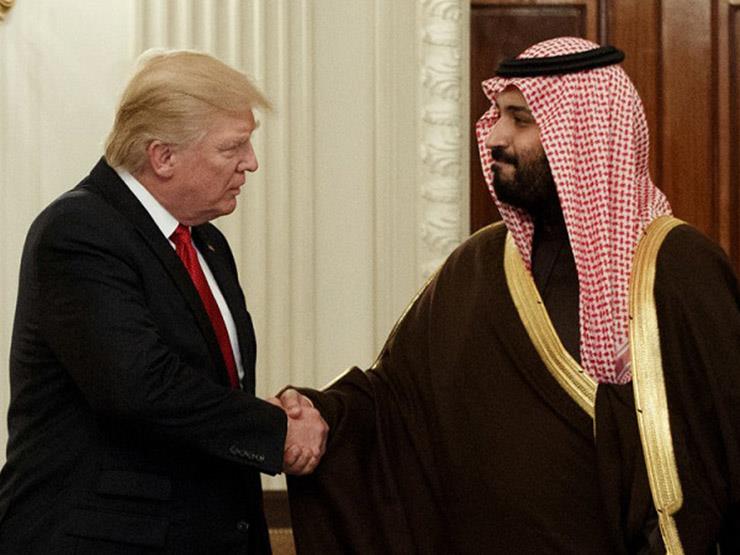 الأمير محمد بن سلمان برفقة دونالد ترامب           