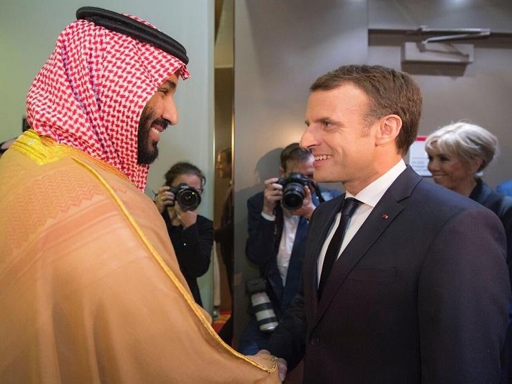 الرئيس الفرنسي وولي عهد السعودية
