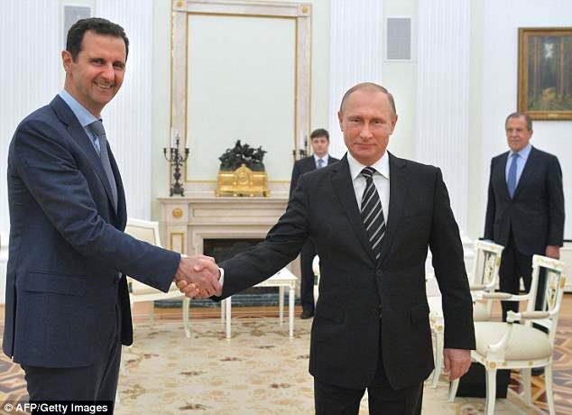 الرئيسان الروسي والسوري