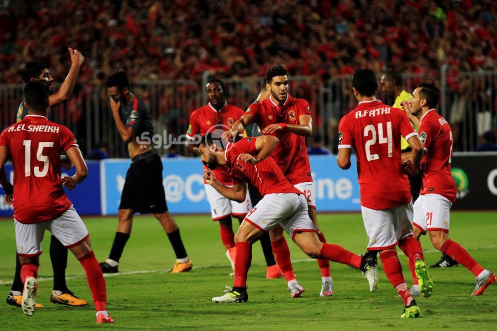 جانب من مباراة الأهلي والترجي التونسي