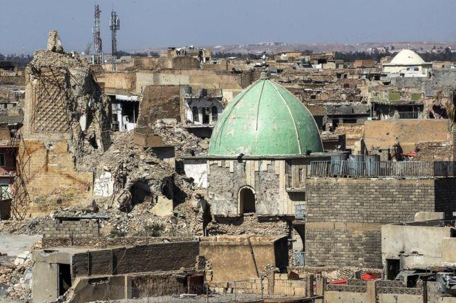 المسجد النوري الكبير تعرض لدمار هائل على يد تنظيم 
