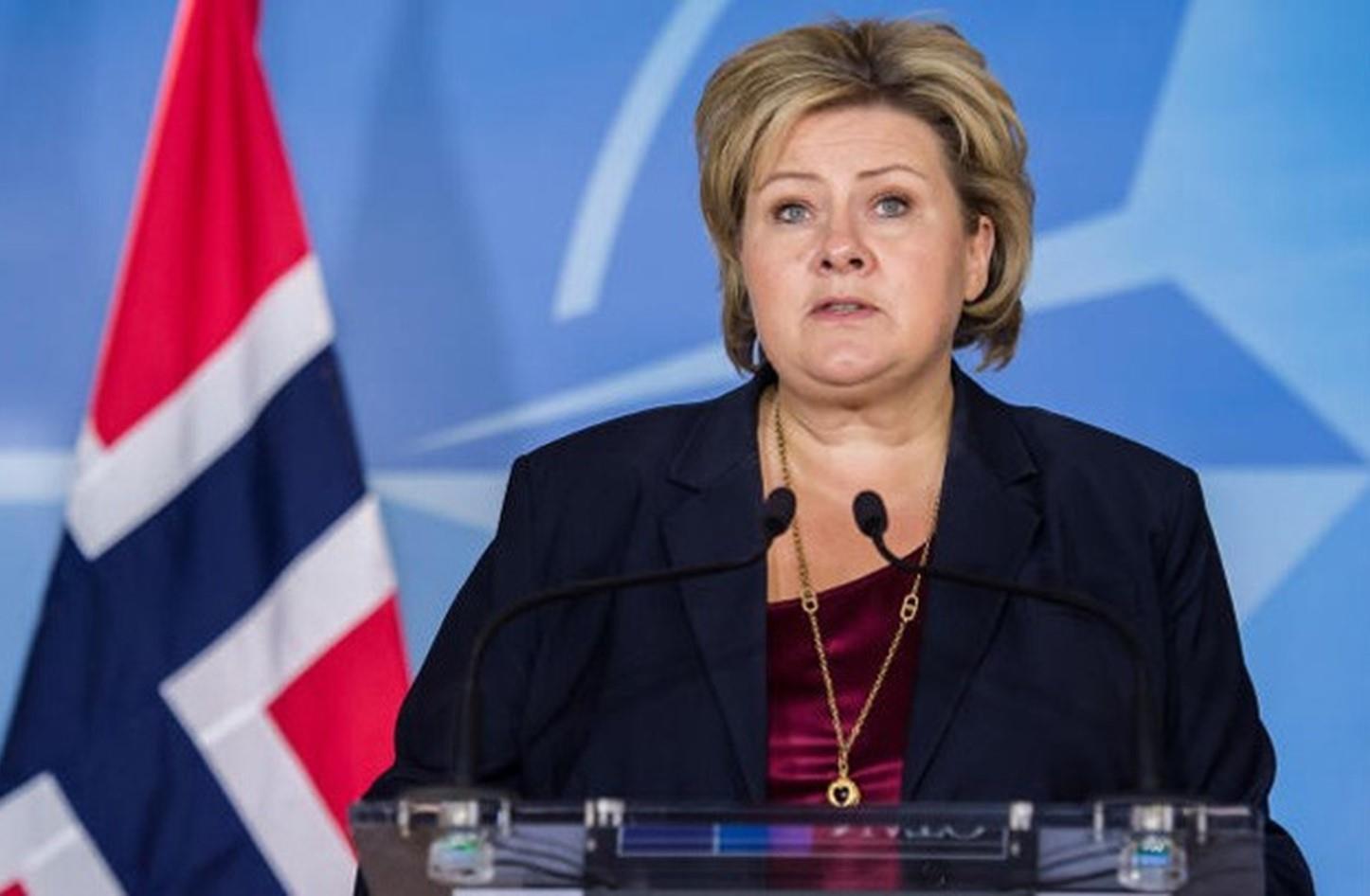 رئيسة وزراء النرويج ارنا سولبرج                   