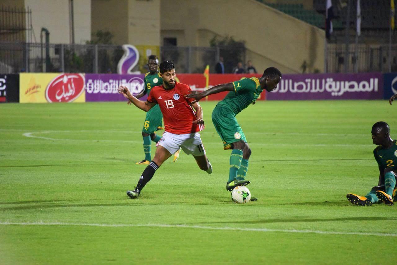 جانب من مباراة مصر والسنغال