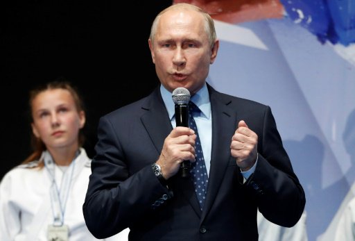 بوتين يتحدث خلال مناسبة رياضية في مدينة سان بطرسبو