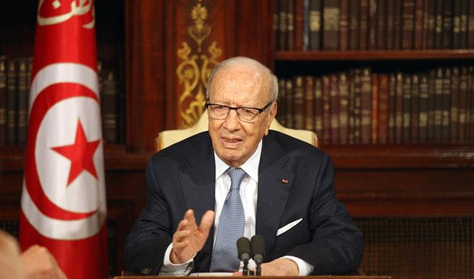 رئيس الجمهورية التونسي الباجي قائد السبسي