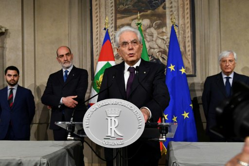الرئيس الايطالي سيرجو ماتاريلا 
