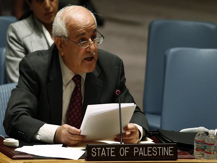 مندوب فلسطين لدى الأمم المتحدة السفير رياض منصور  