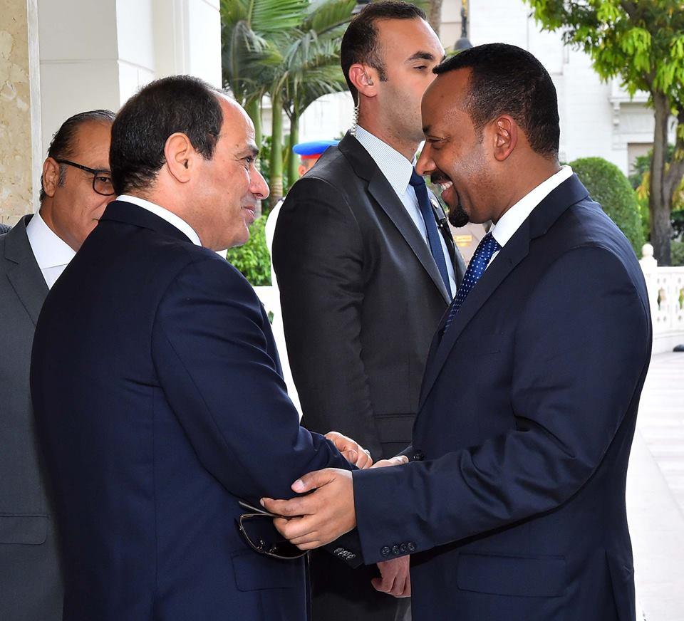 الرئيس عبد الفتاح السيسي و رئيس الوزراء الأثيوبي آ