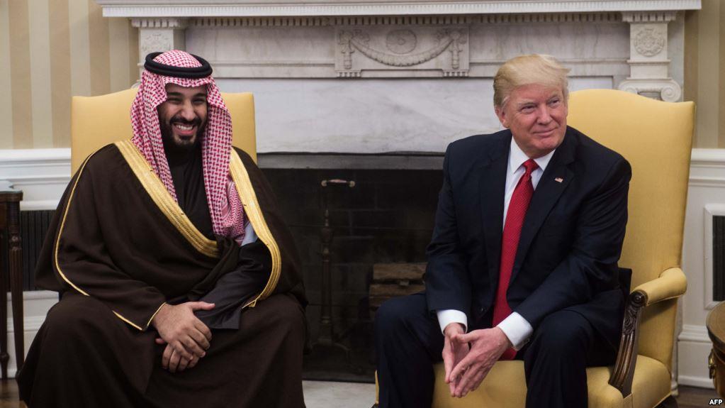  الرئيس  الأمريكي دونالد ترامب  و الأمير محمد بن س