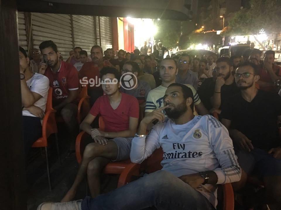 المشجعين في مباراة مصر وروسيا