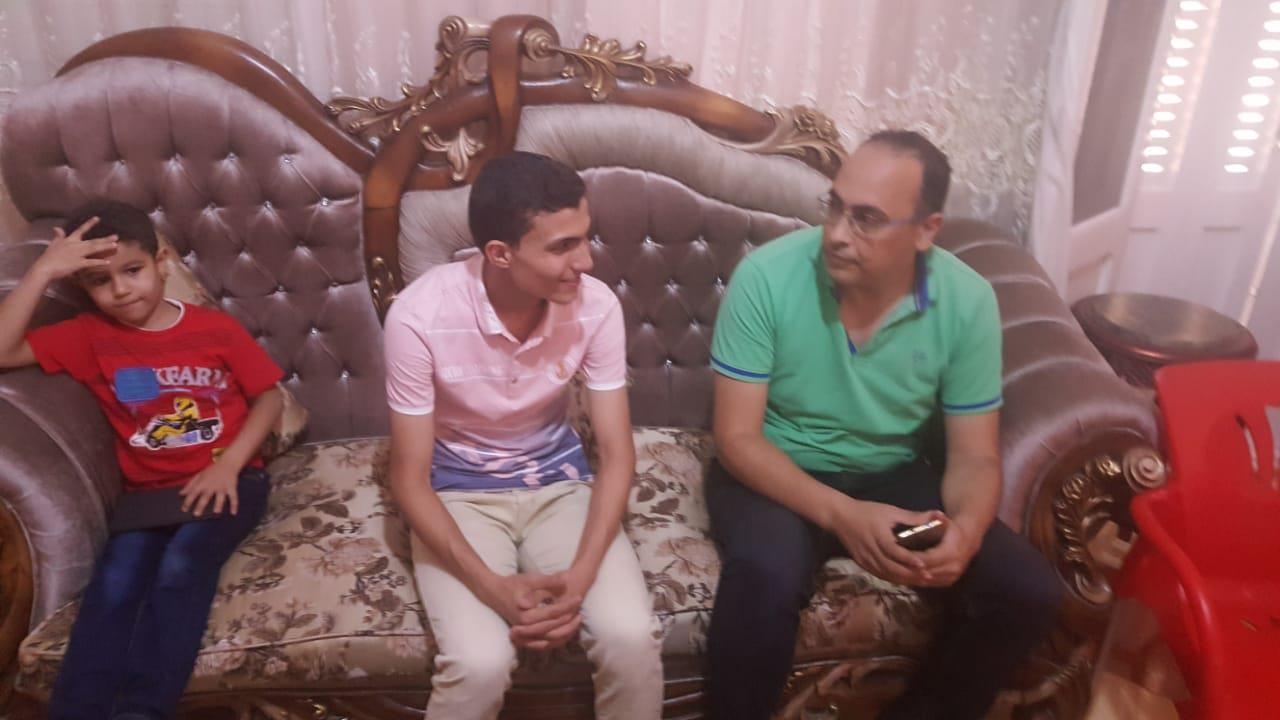 الطالب مع مراسل مصراوي