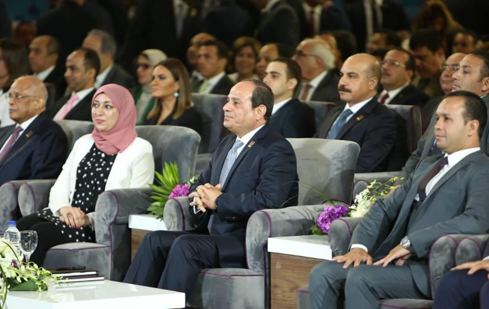 الرئيس عبدالفتاح السيسي في مؤتمر الشباب