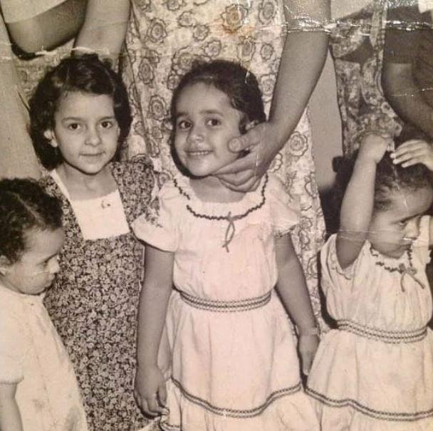 الإعلامية دعاء فاروق أثناء مرحلة طفولتها