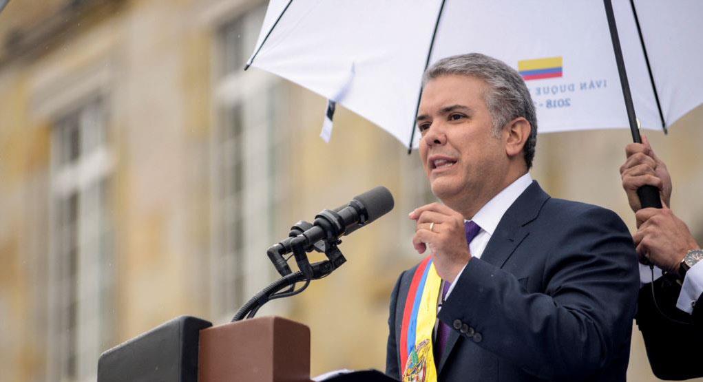 الرئيس الكولومبى إيفان دوكي