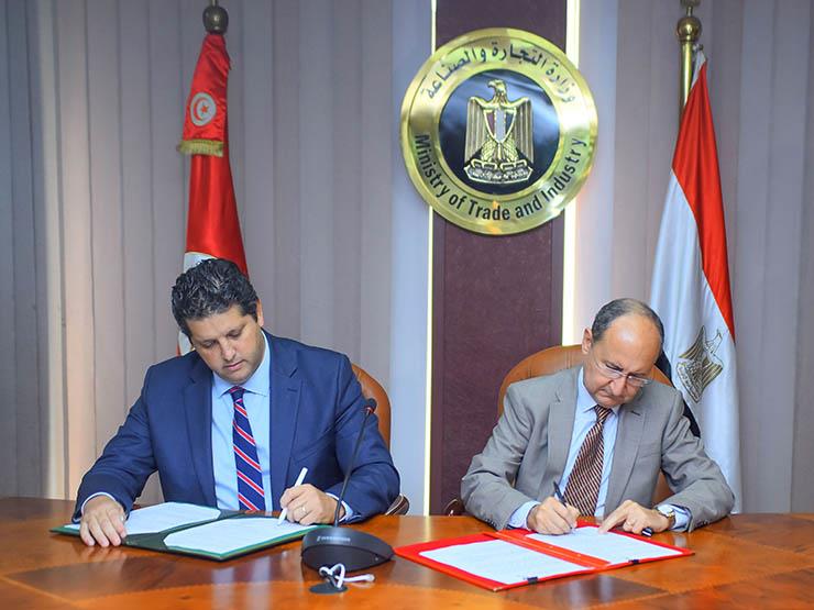 وزيرا التجارة المصري والتونسي خلال اجتماعات اللجنة