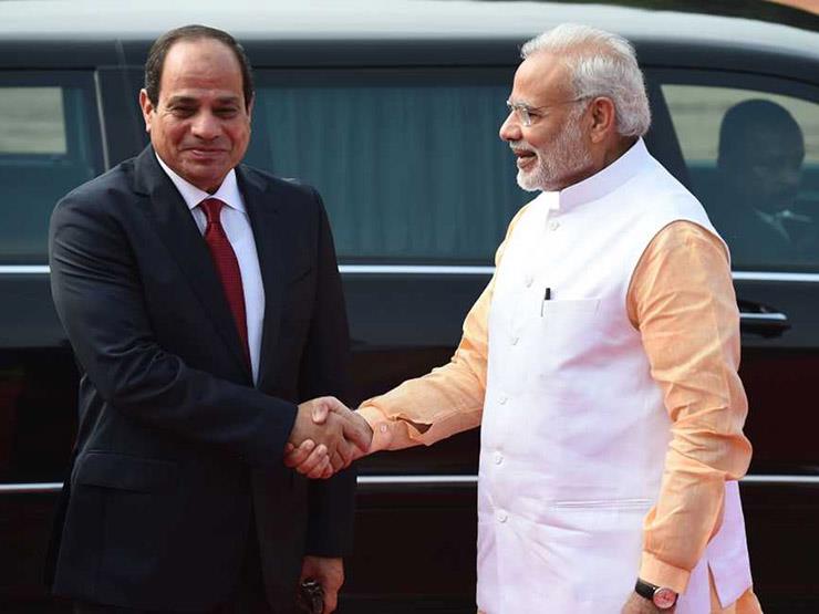 رئيس الوزراء الهندي والرئيس السيسي
