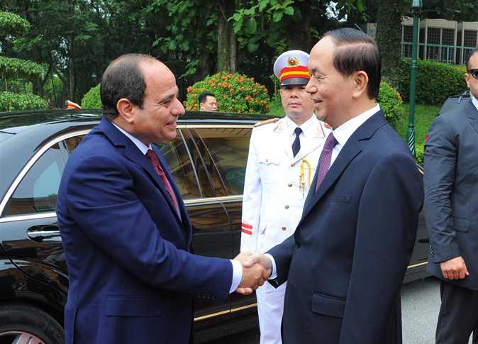 الرئيس الفيتنامي والرئيس السيسي